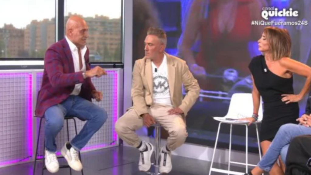 Kiko Matamoros, Kiko Hernández y María Patiño, en 'Ni que fuéramos Shhh'.