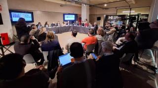 instante de una de las jornadas de esta semana.