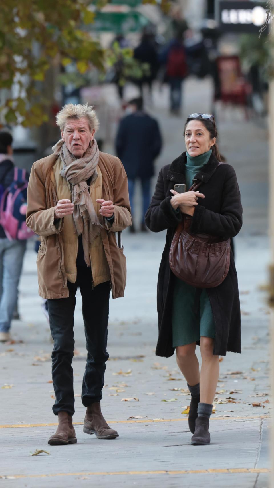 Ernesto de Hannover, en Madrid, con su pareja, Claudia Stilianopoulos.