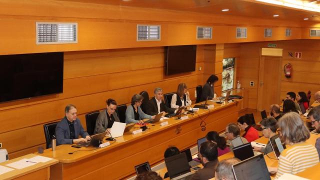 Instante del consejo de gobierno de la UDC.