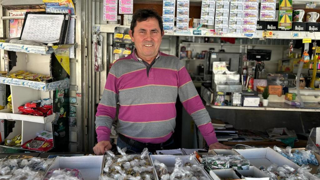 Serso Vargas, quiosquero del Polígono de San Pablo.