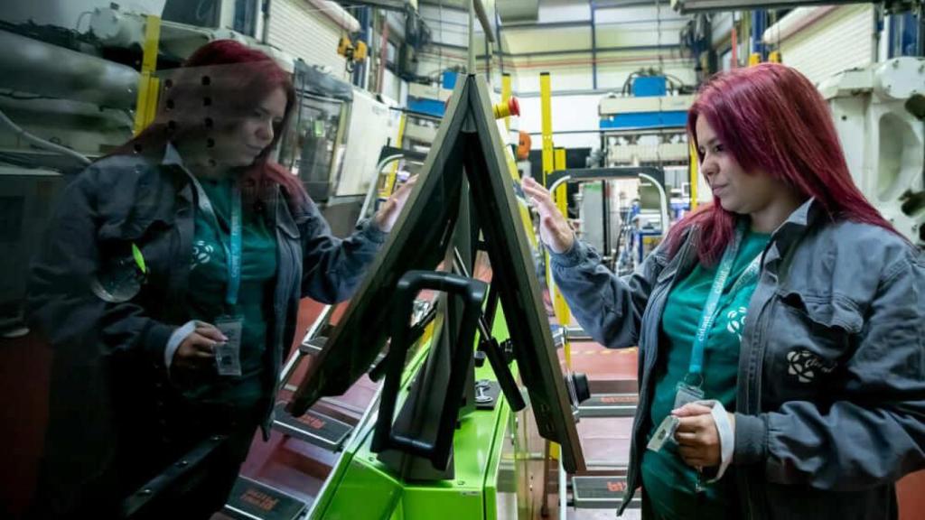 Imagen de una trabajadora de Cidaut