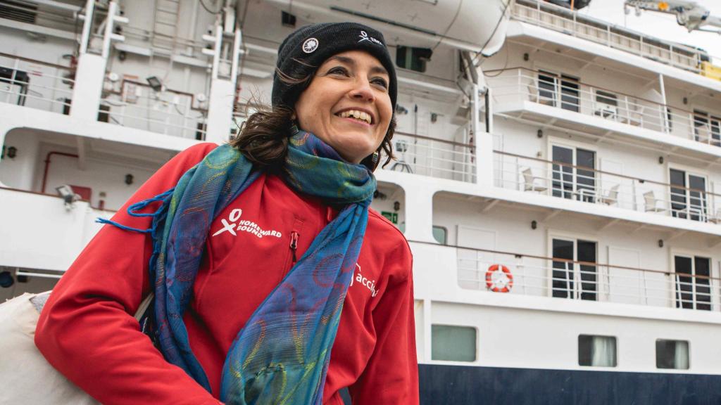 Rosa Castizo viajó a la Antártida con la iniciativa Homeward Bound Acciona.