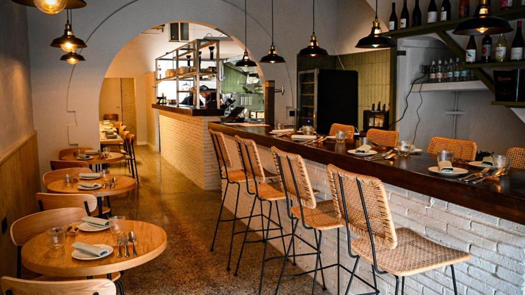 El interior del restaurante.