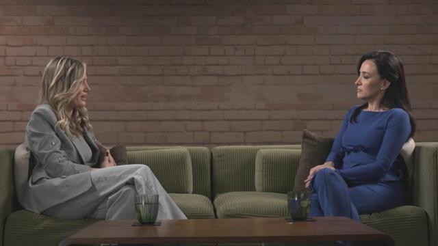 Mayte García, durante su entrevista con Cruz Sánchez de Lara.