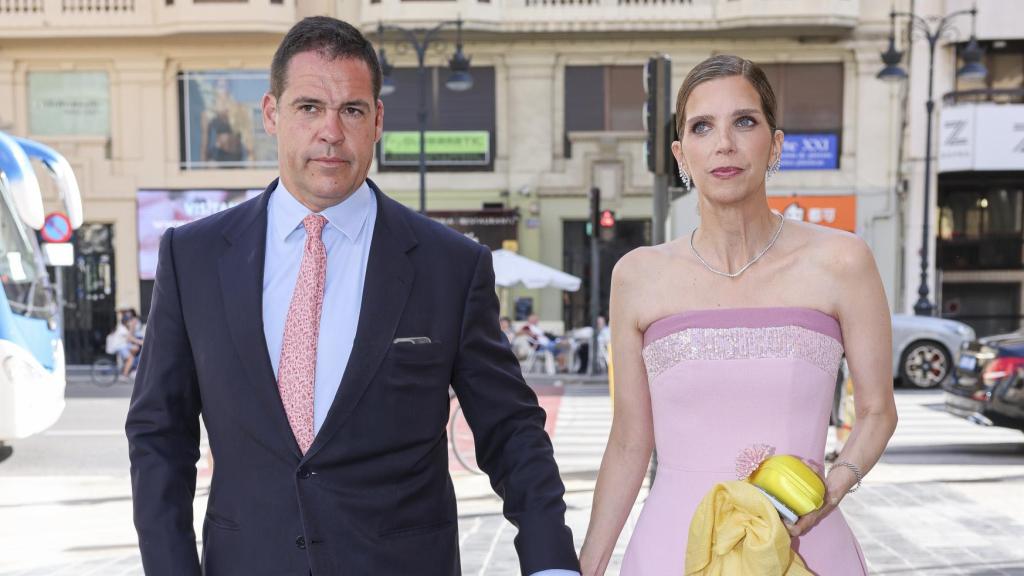 Luis Alfonso de Borbón y su mujer, Margarita Vargas.