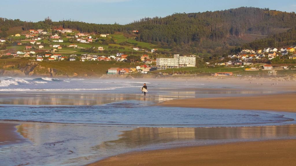 Valdoviño, en una jornada soleada.