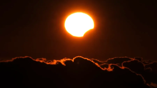 Un eclipse solar. EFE