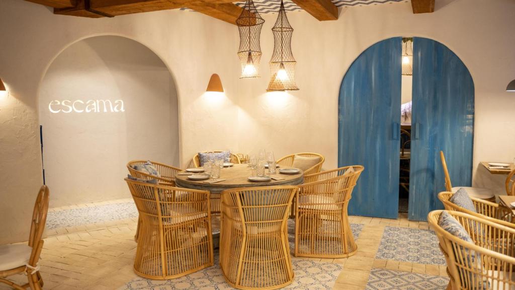 Interior del restaurante Escama en Valencia. EE
