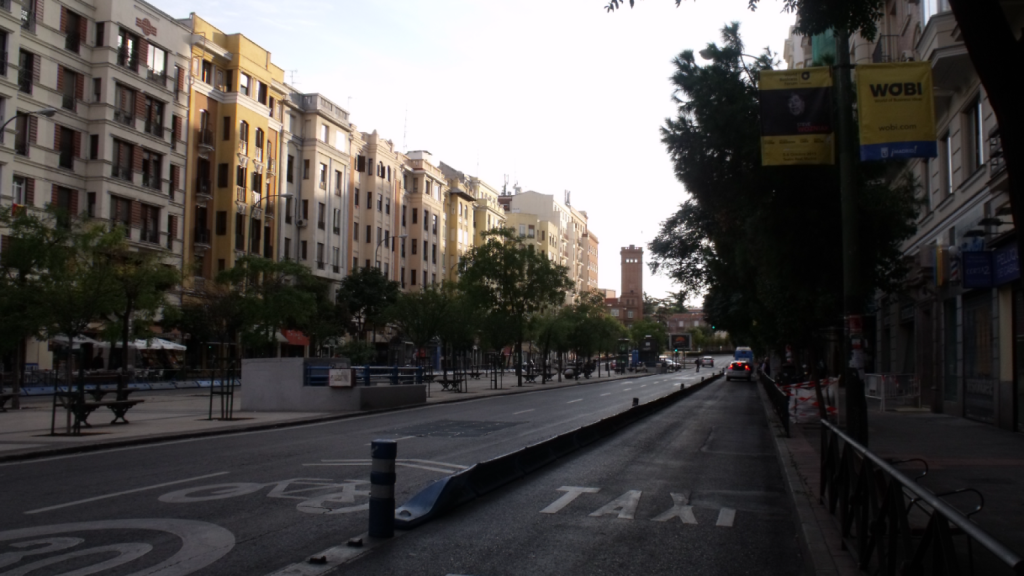Vista de la Avenida de la Reina Victoria.