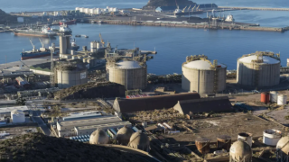 Una foto de archivo de las instalaciones del puerto de Cartagena en el Valle de Escombreras.