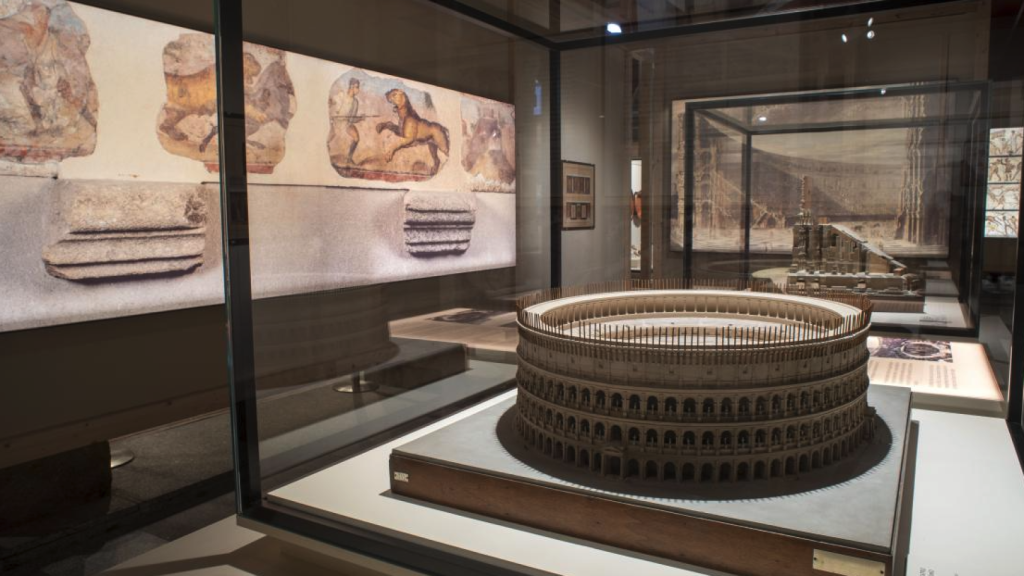 Interior de la exposición.