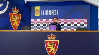 Raúl Guti en sala de prensa.