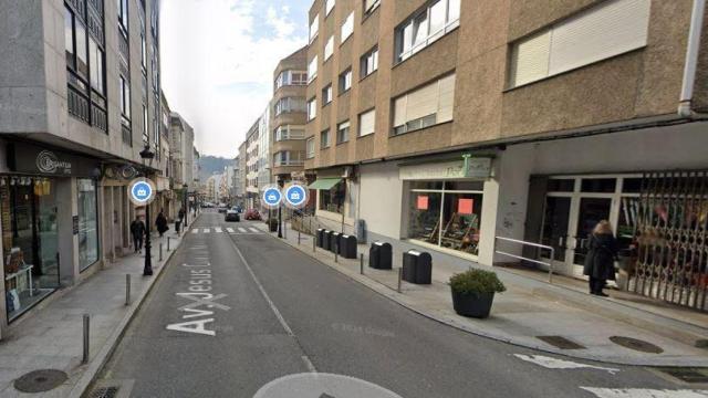Avenida Jesús García Naveira en Betanzos (A Coruña)