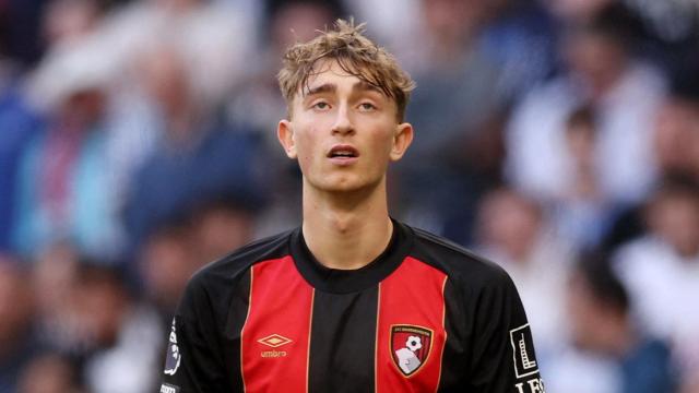 Dean Huijsen, con el Bournemouth.
