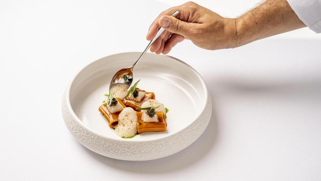 Uno de los platos que prepara el chef Andrea Drago.