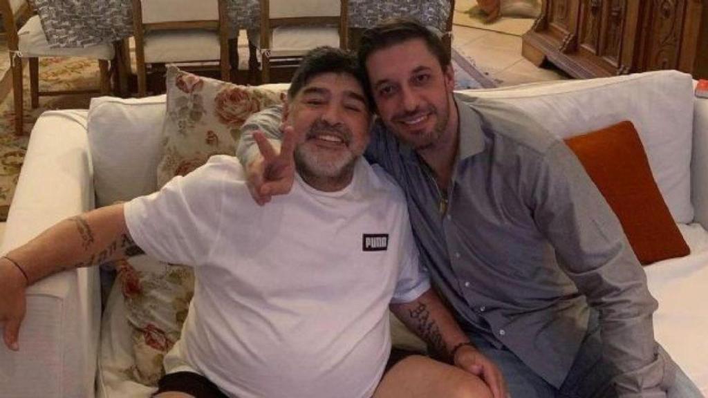 Matías Morla, junto a Diego Armando Maradona