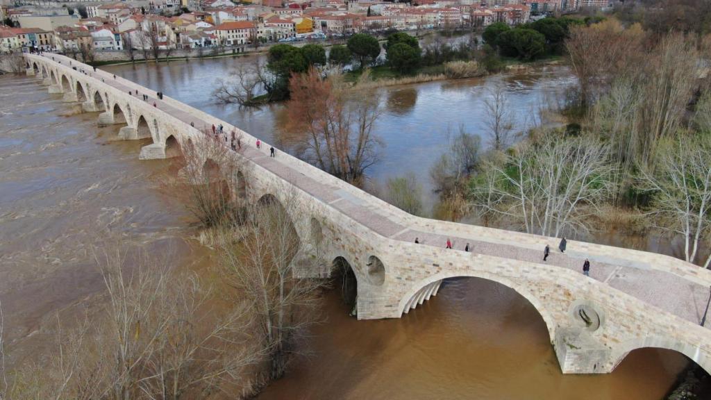 Puente de Piedra de Zamora después de la rehabilitación