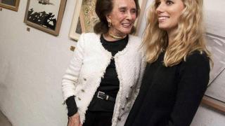 Aline Griffith y Lulu Figueroa, madre e hija del conde de Romanones.