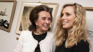 Aline Griffith y Lulu Figueroa, madre e hija del conde de Romanones.