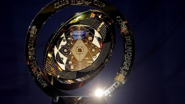 El trofeo del Mundial de clubes de la FIFA