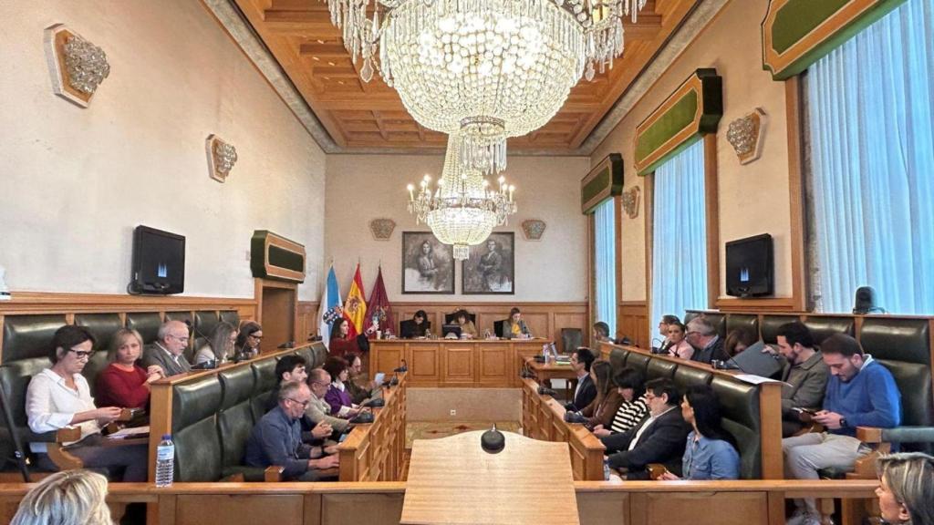 Pleno del Concello de Santiago.