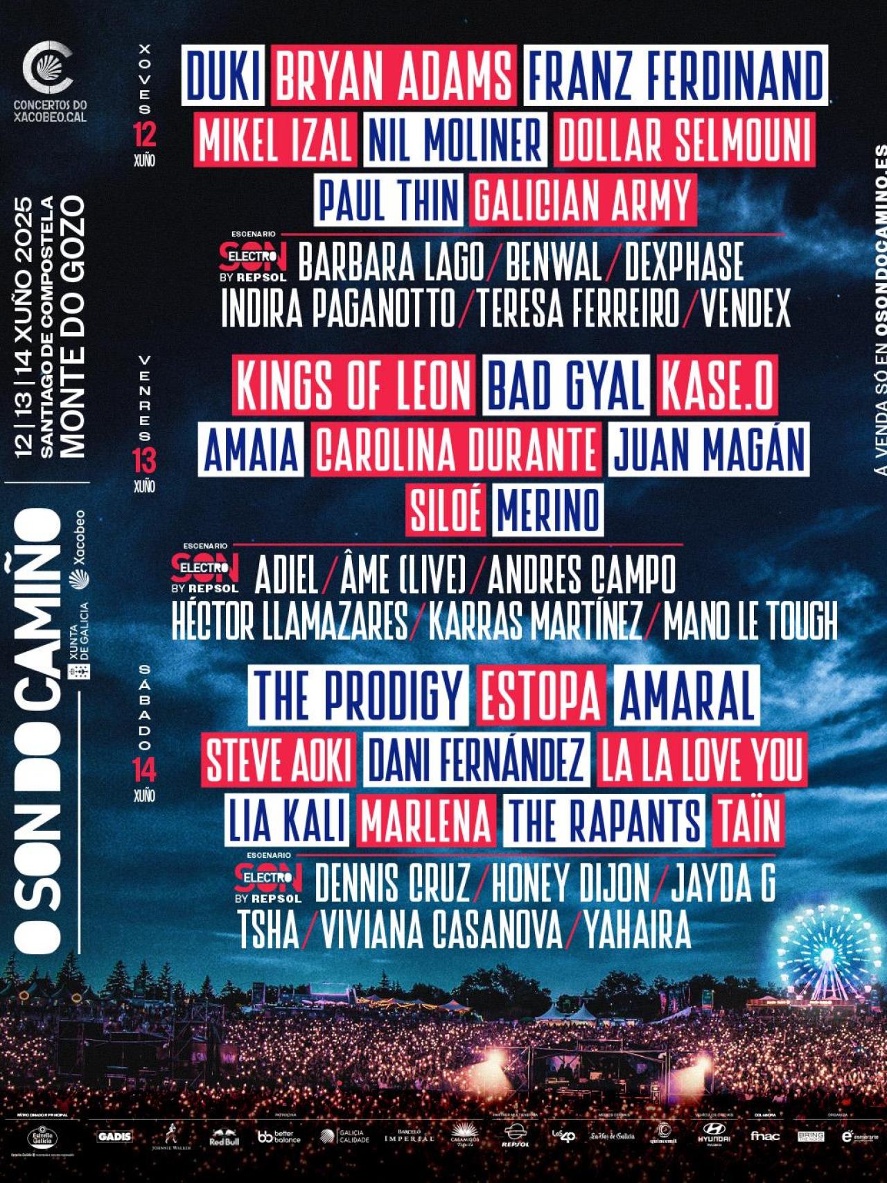 Cartel O Son do Camiño 2025.