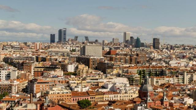 Vista panorámica de la ciudad de Madrid.