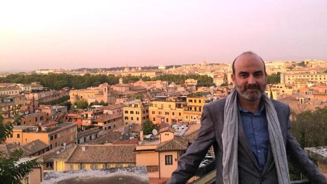 Ernesto Pérez Zúñiga en Roma.