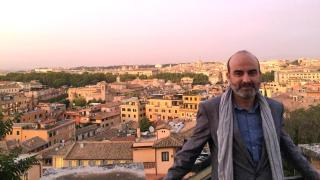 Ernesto Pérez Zúñiga en Roma.