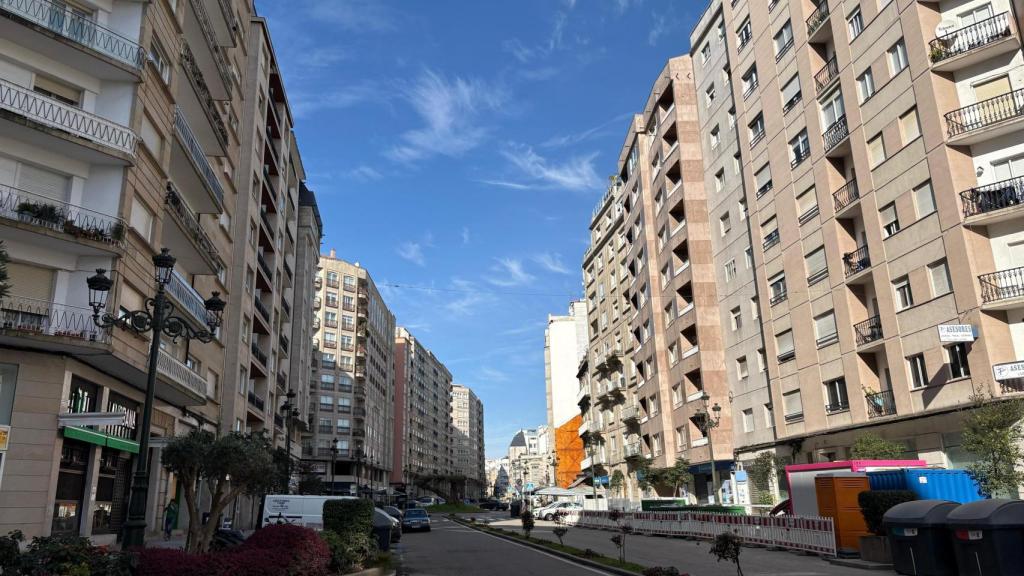 Cielo despejado y sin nubes en Vigo.