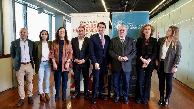 El consejero de Medio Ambiente, Vivienda y Ordenación del Territorio, Juan Carlos Suárez-Quiñones, inaugura la II Jornada sobre la exclusión residencial en Castilla y León, organizada por las entidades sociales