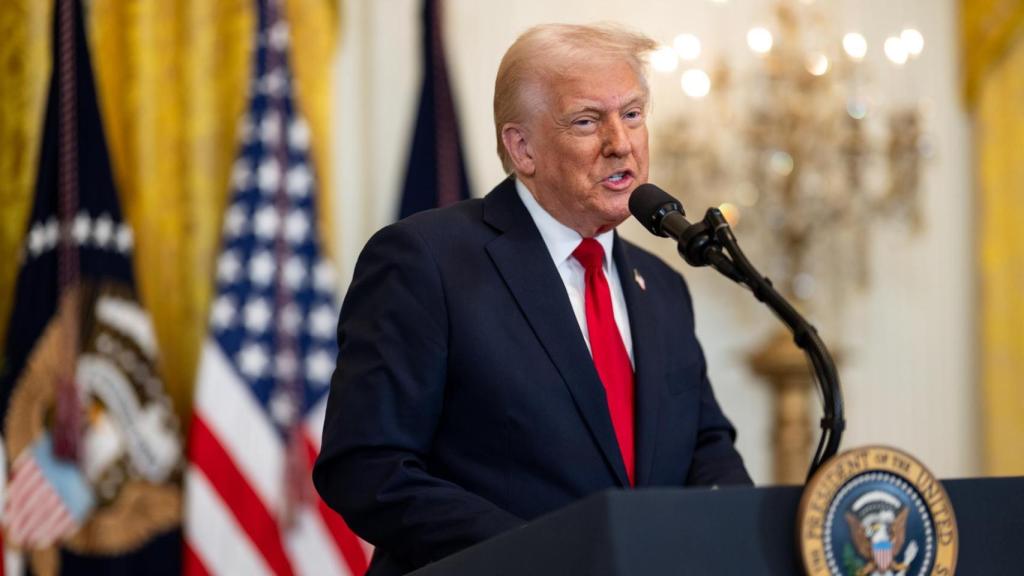 El presidente de los Estados Unidos, Donald Trump.