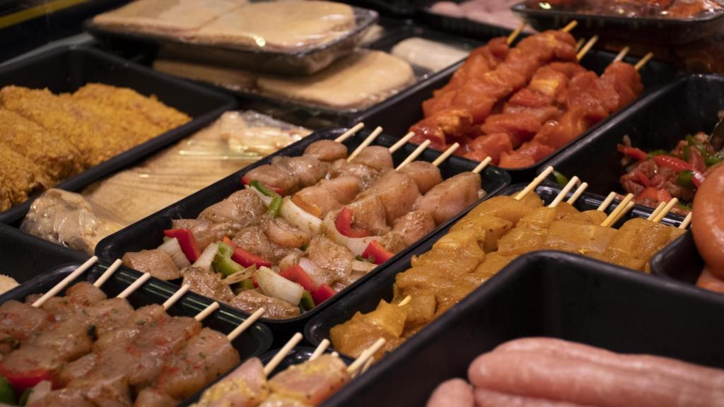 Productos de la carnicería.