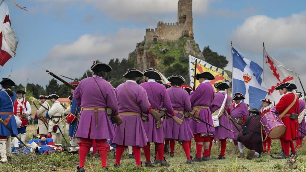 Recreación de la batalla de Almansa.
