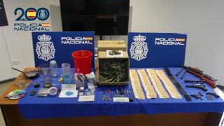 Efectos incautados. Foto: Policía Nacional.
