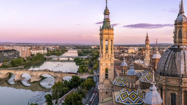 Panorámica de Zaragoza.