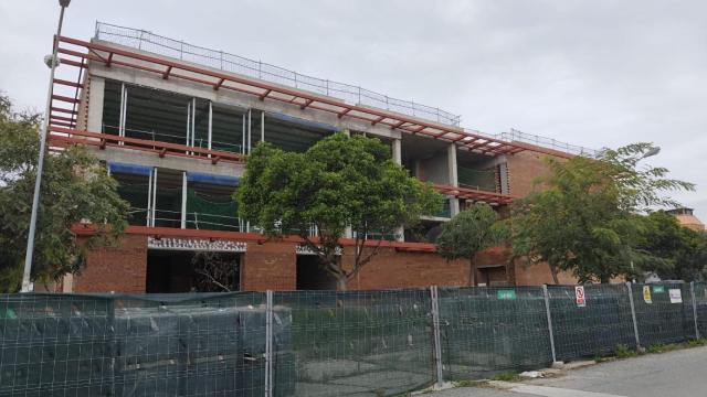 Obras en la Facultad de Filosofía y Letras.