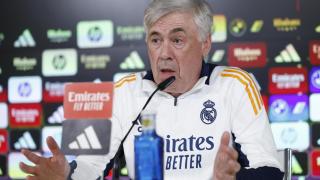 Carlo Ancelotti, durante una rueda de prensa.