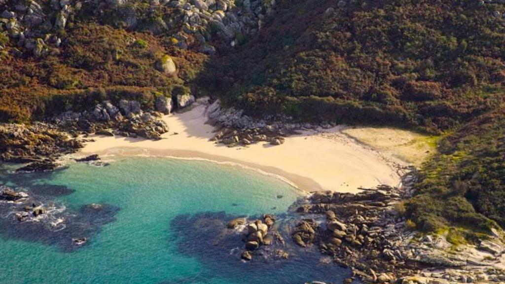 Playa de Lagoelas en Pontevedra