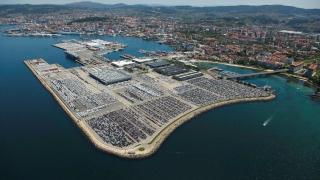 Imagen del puerto de Bouzas, en Vigo.