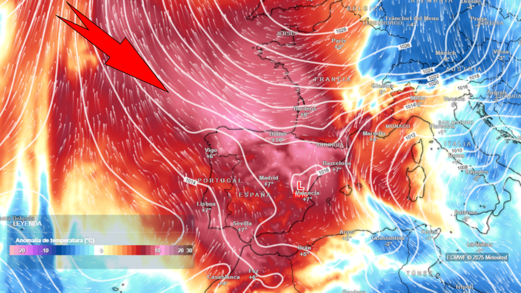 Una masa de aire anormalmente cálida se instalará sobre la Península a comienzos de abril. Meteored