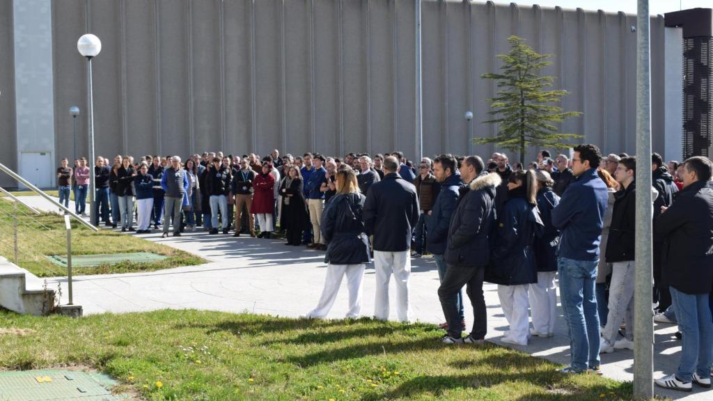 Los trabajadores de Juzbado se manifiestan contra el cierre de la nuclear de Almaraz