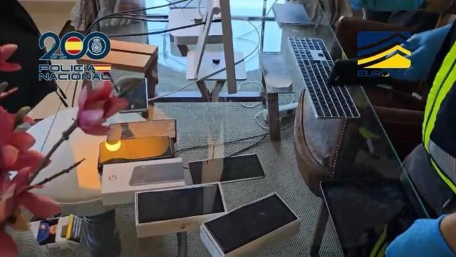 La operación de la Policía Nacional.