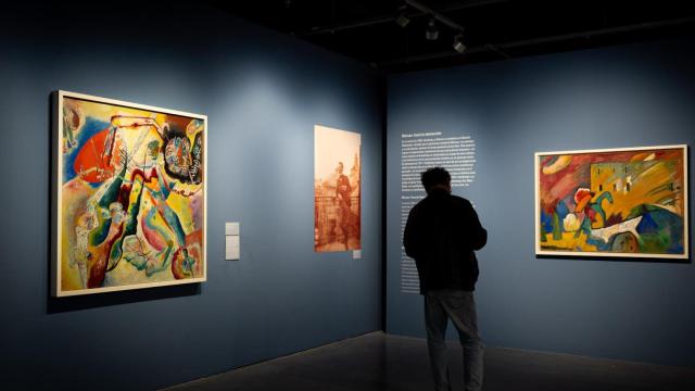 La exposición temporal de Vassily Kandinsky.