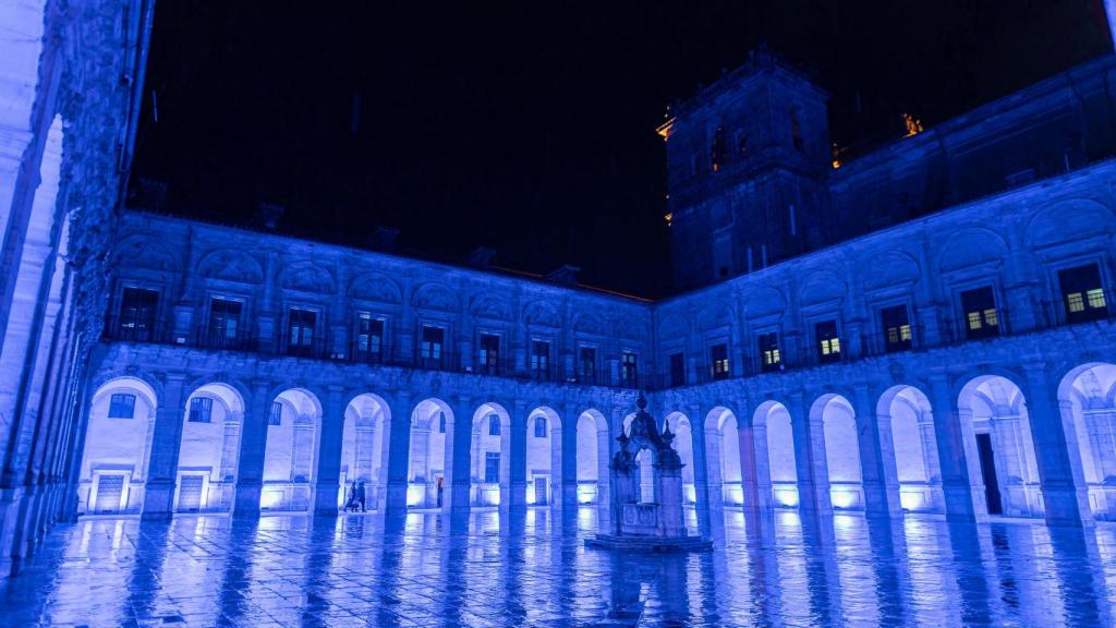El patio del Monasterio de Uclés.