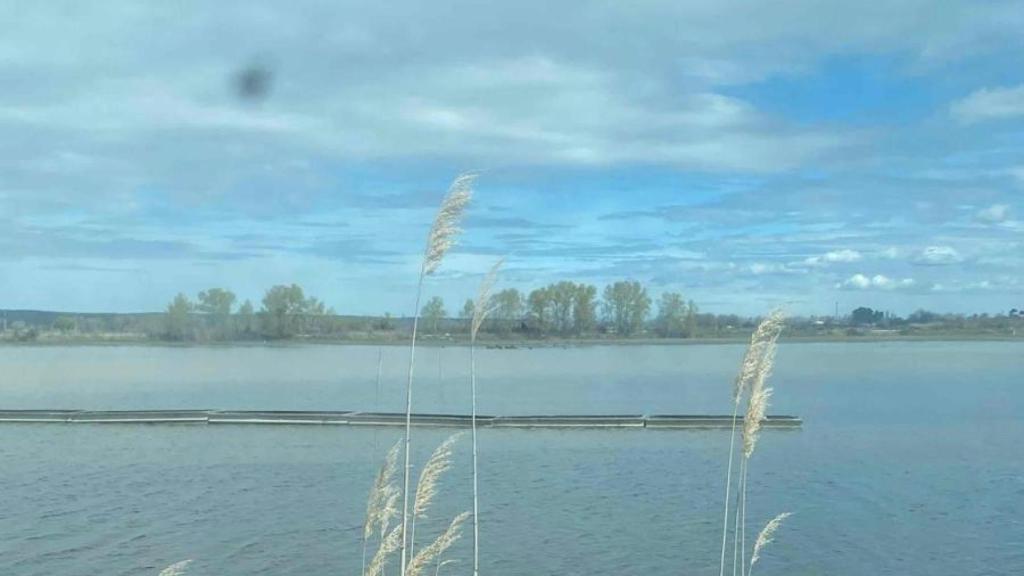 La finca Quintana de Aranjuez inundada tras las lluvias.