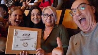 Amparo Anadón y su equipo.