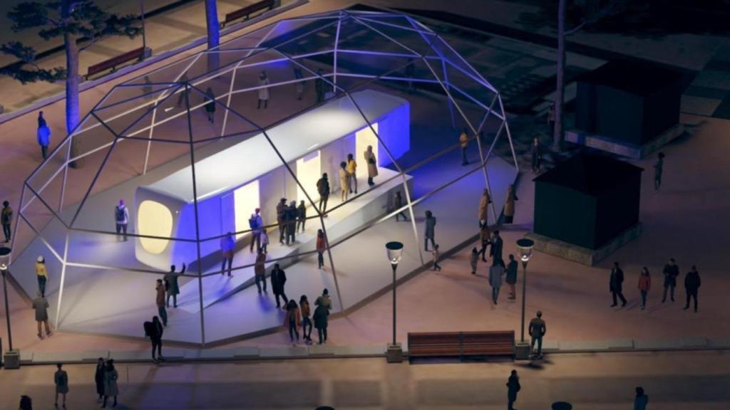 Reder de la exposición.