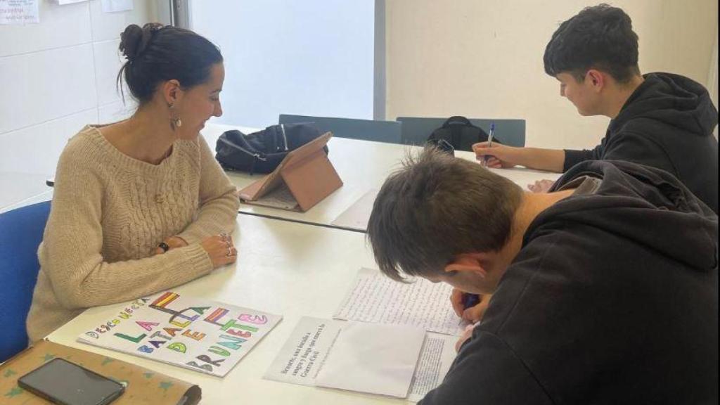 Imagen de una de las clases del aula terapéutica del centro Desconecta.